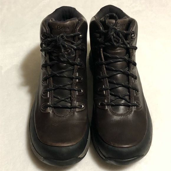 L.L. Bean Brown Leather Lace-Up Hiking Boots • US Sz 13 main image 6